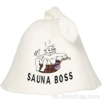 Unisex Wolle Filz spürte Sauna Bad Sauna fühlte Hut